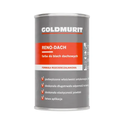 RENO-DACH CZARNY RAL 9017 1L