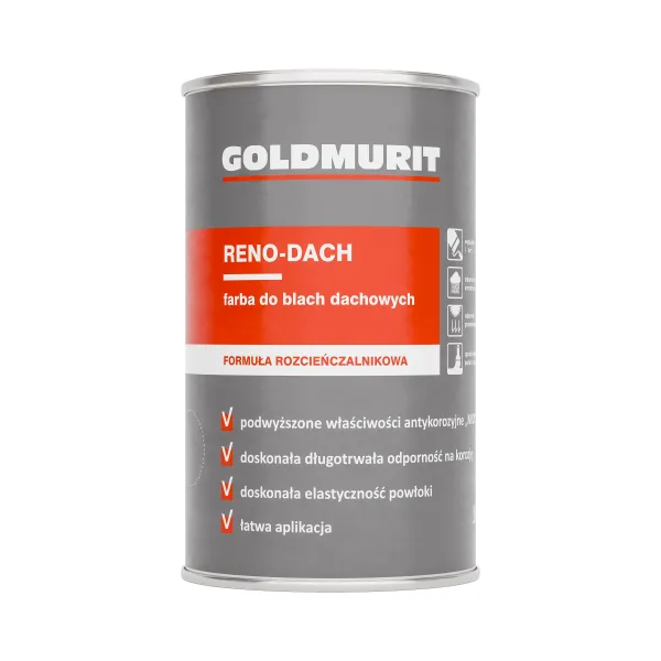 RENO-DACH CZARNY RAL 9017 1L