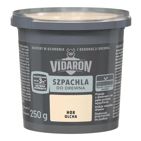 VIDARON SZPACHLA DO DREWNA OLCHA 0.25KG