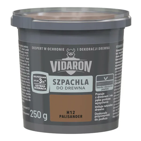 VIDARON SZPACHLA DO DREWNA PALISANDER 0.25KG