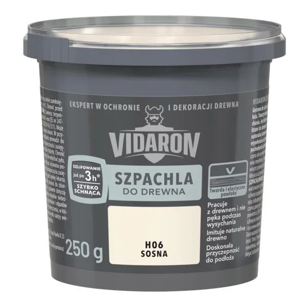 VIDARON SZPACHLA DO DREWNA SOSNA 0.25KG