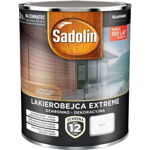 LAKIEROBEJCA EXTREME SADOLIN 0.7L BIAŁY