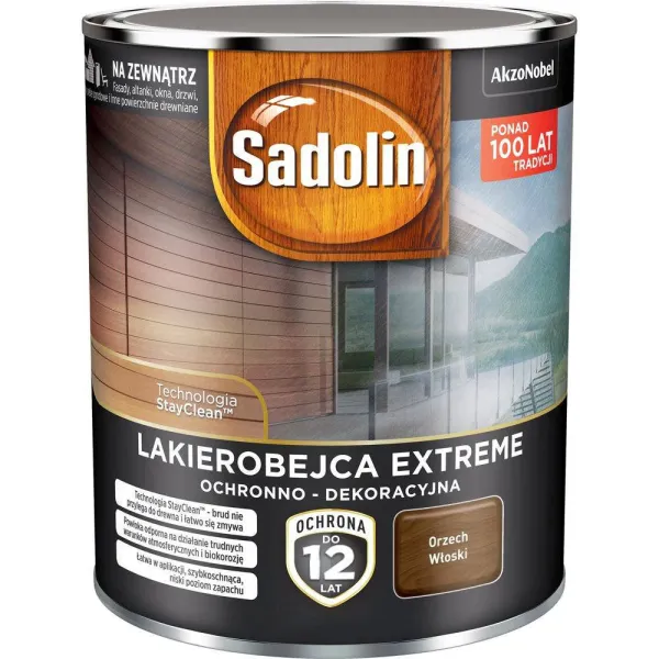 LAKIEROBEJCA EXTREME SADOLIN 0.7L ORZECH WŁOSKI