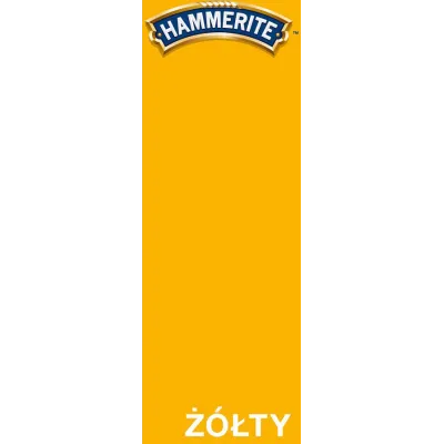 HAMMERITE FARBA NA RDZĘ 0.25L POŁYSK ŻÓŁTY