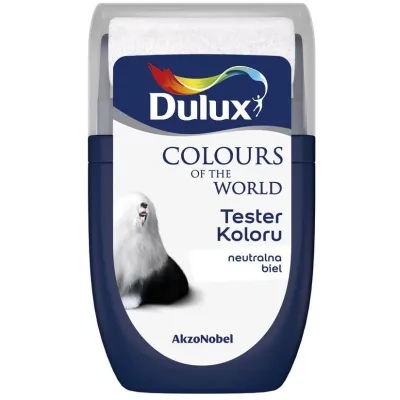 TESTER NEUTRALNA BIEL KOLORY ŚWIATA DULUX DULUX Testery farb